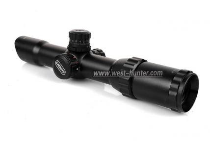 LEAPERS 1-4X28斜口 30mm广角玻璃板短瞄