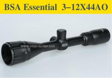 BSA Essential 3-12X44AO 密位点抗震瞄