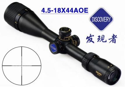 发现者VT-1 4.5-18X44AOE高清晰/高抗震/精确调节